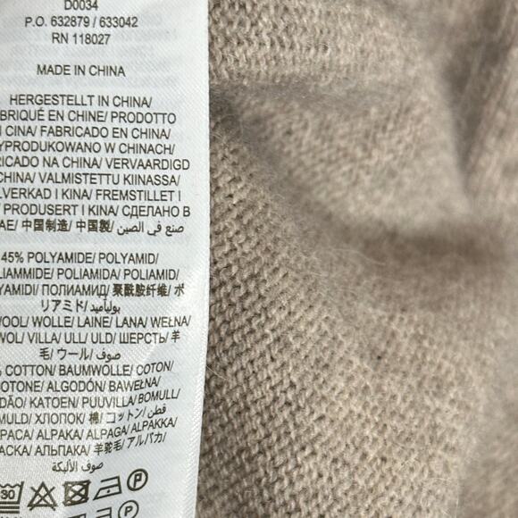 BODEN Millie Fair Isle Knitted Sweater Dress Mink Melange Tan Taupe {KK17} - Picture 7 of 8